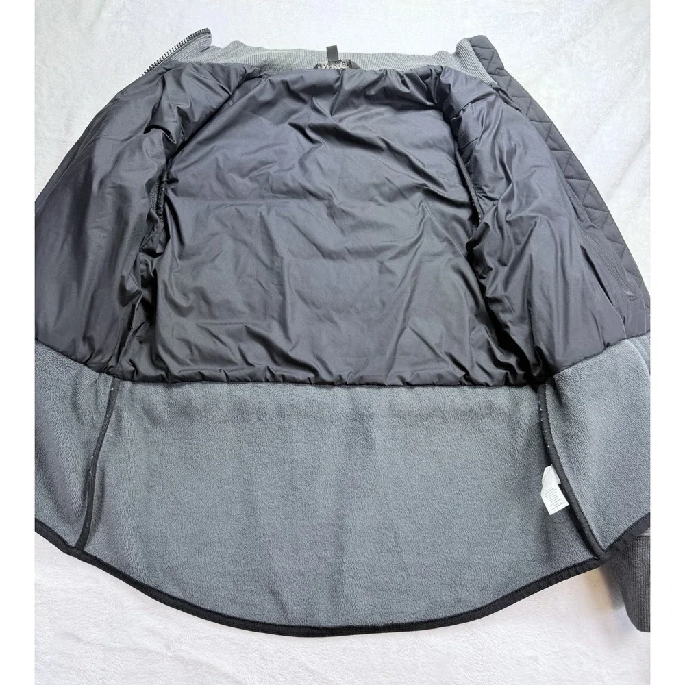 Athleta Fjord Hybrid PrimaLoft Jacket Women Black Quilted Puffer Full Zip XS